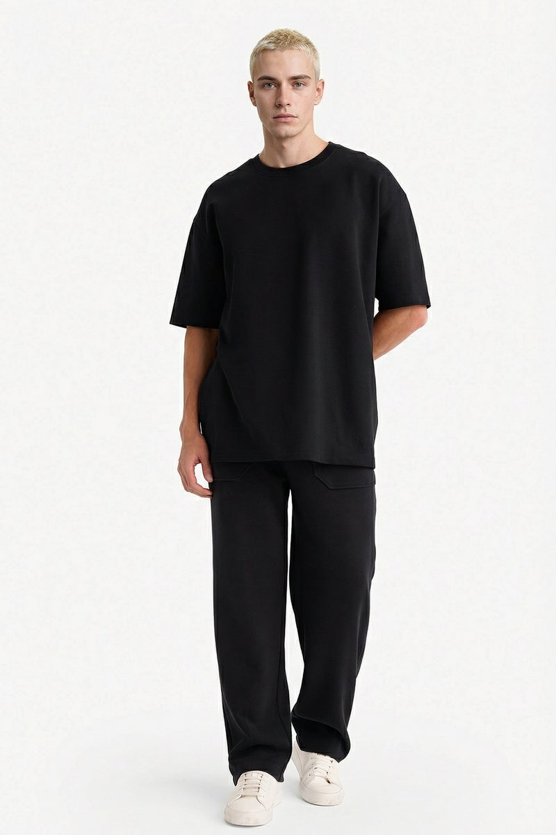 DeFacto Black Man Relax Fit Trousers Casual - Image 1